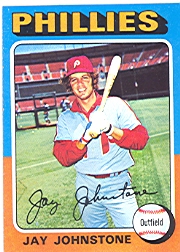 1975 Topps Baseball Cards      242     Jay Johnstone